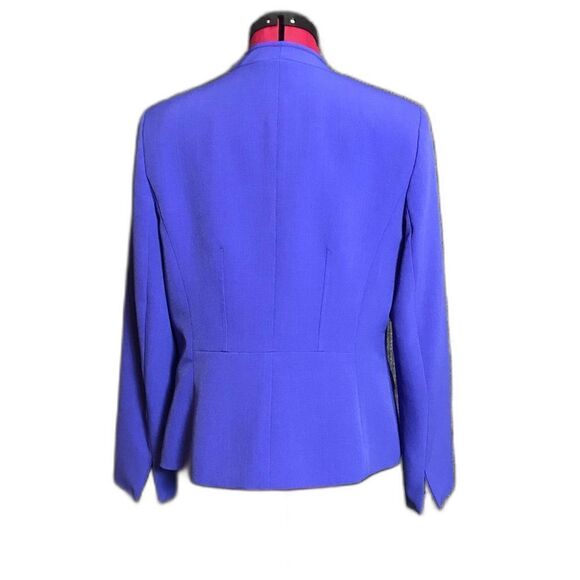 Kasper Skirt Suit Women’s Size 10 Royal Blue & Black 2-Piece Set Blazer & Skirt - Picture 7 of 12